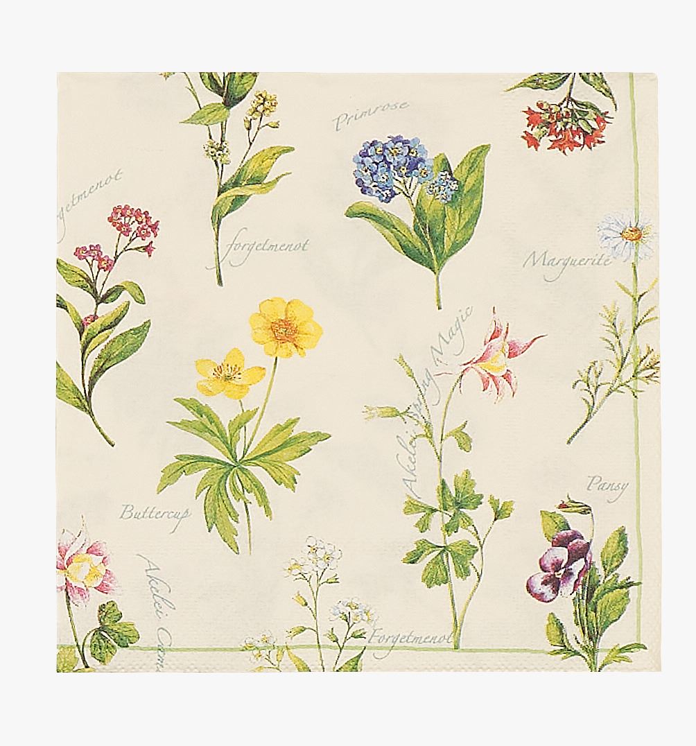 Papirservietter multi - 33x33 cm