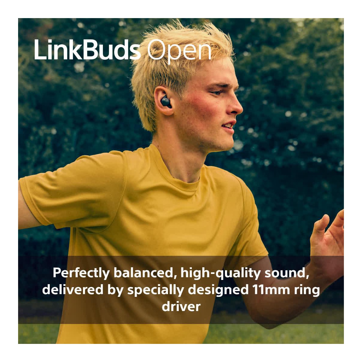 Sony LinkBuds Open helt trådløse in-ear hodetelefoner (lilla)