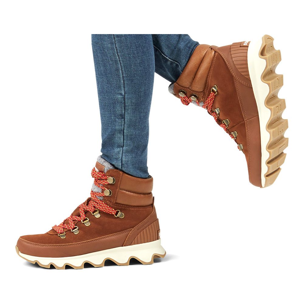 Sorel KINETIC CONQUEST WP - Chaussures Femme velvet tan