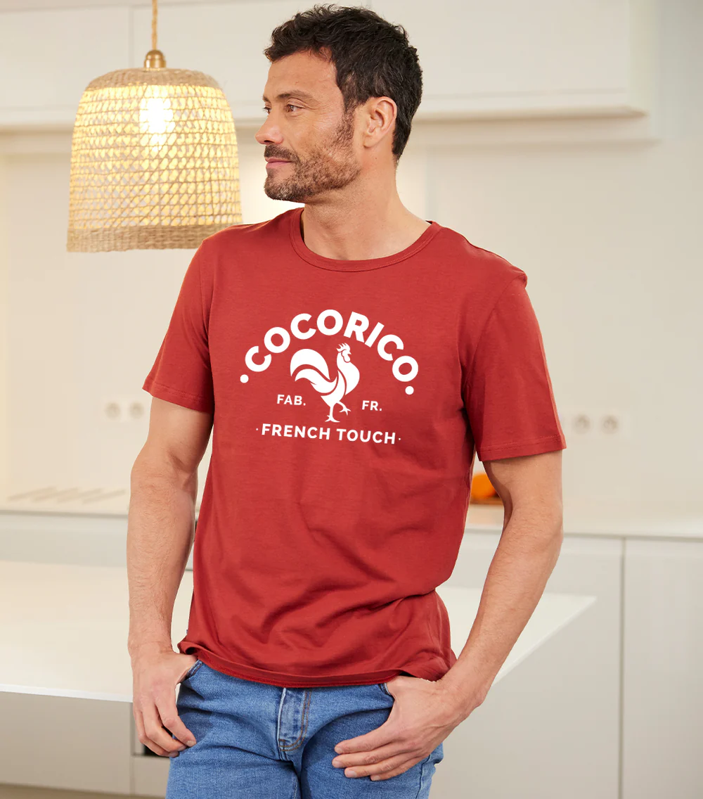 T-shirt Homme Terracotta - Coq Français
