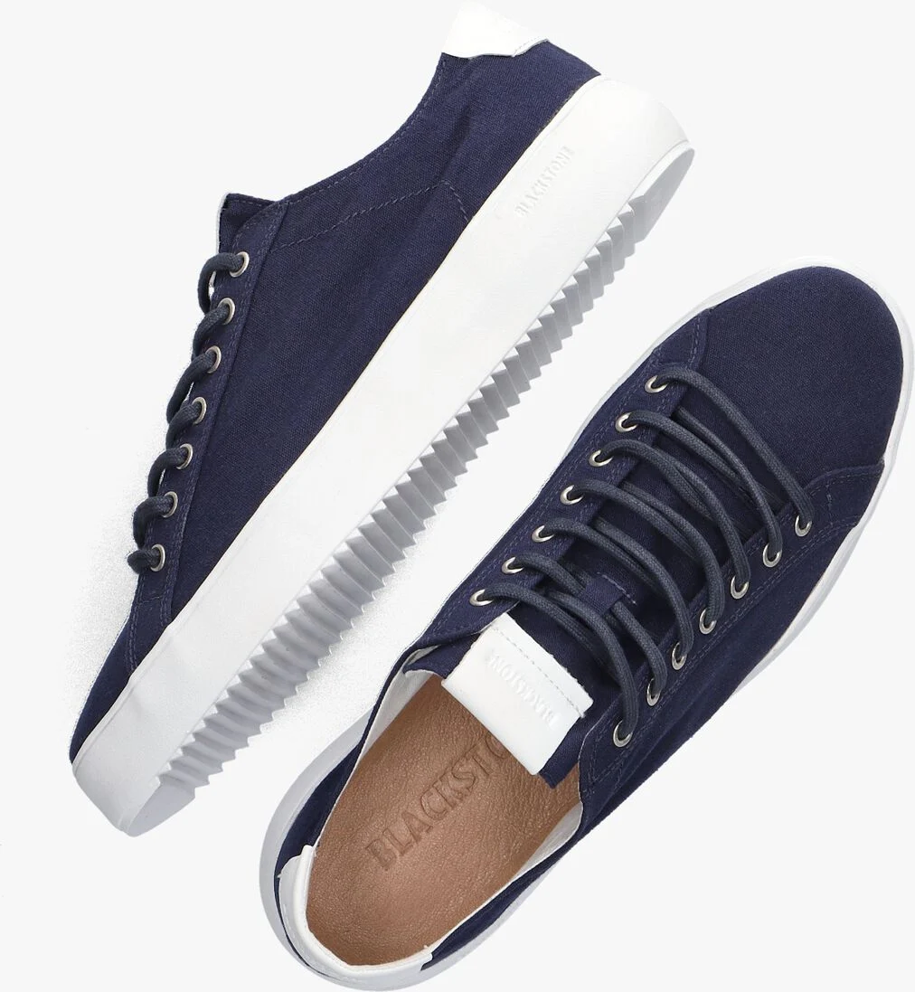 BLACKSTONE blauwe blackstone lage sneakers morgan low