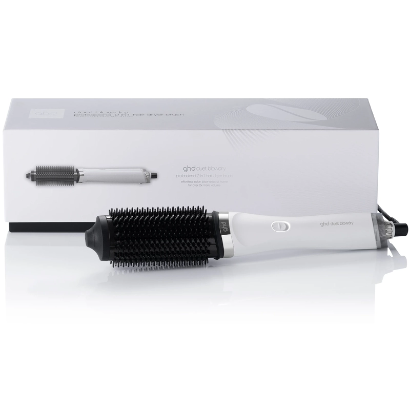 ghd Duet Blowdry 2-In-1 Hair Dryer Brush - White