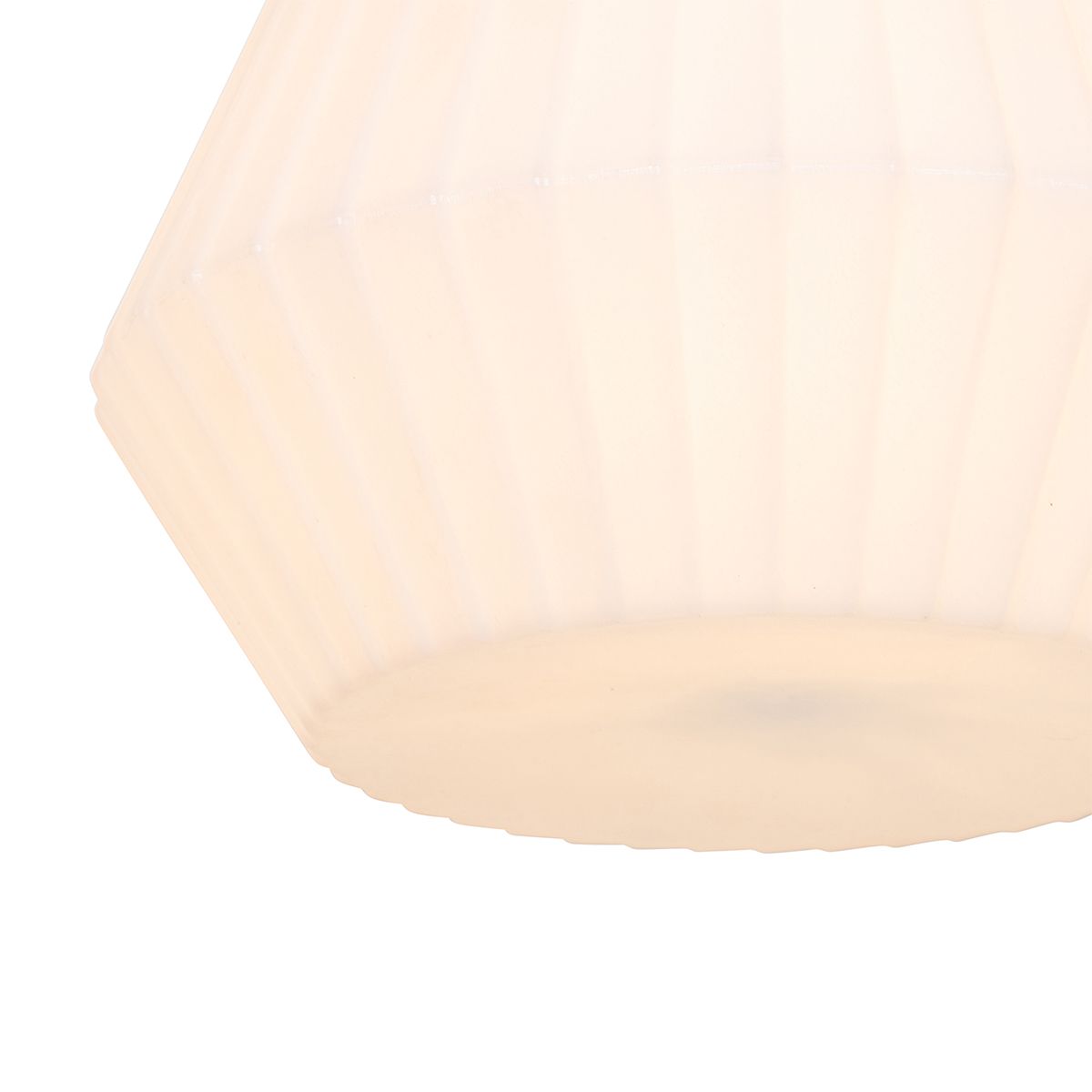Moderne buiten hanglamp zwart met witte kap 32.9 cm IP44 - Robbert