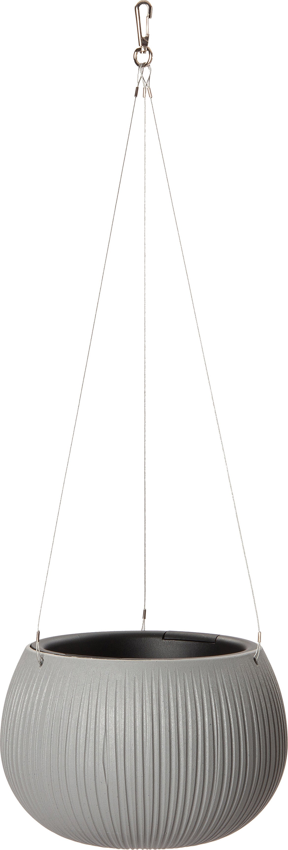 Intratuin Hangpot Joselyn grijs D 24 H 16 cm