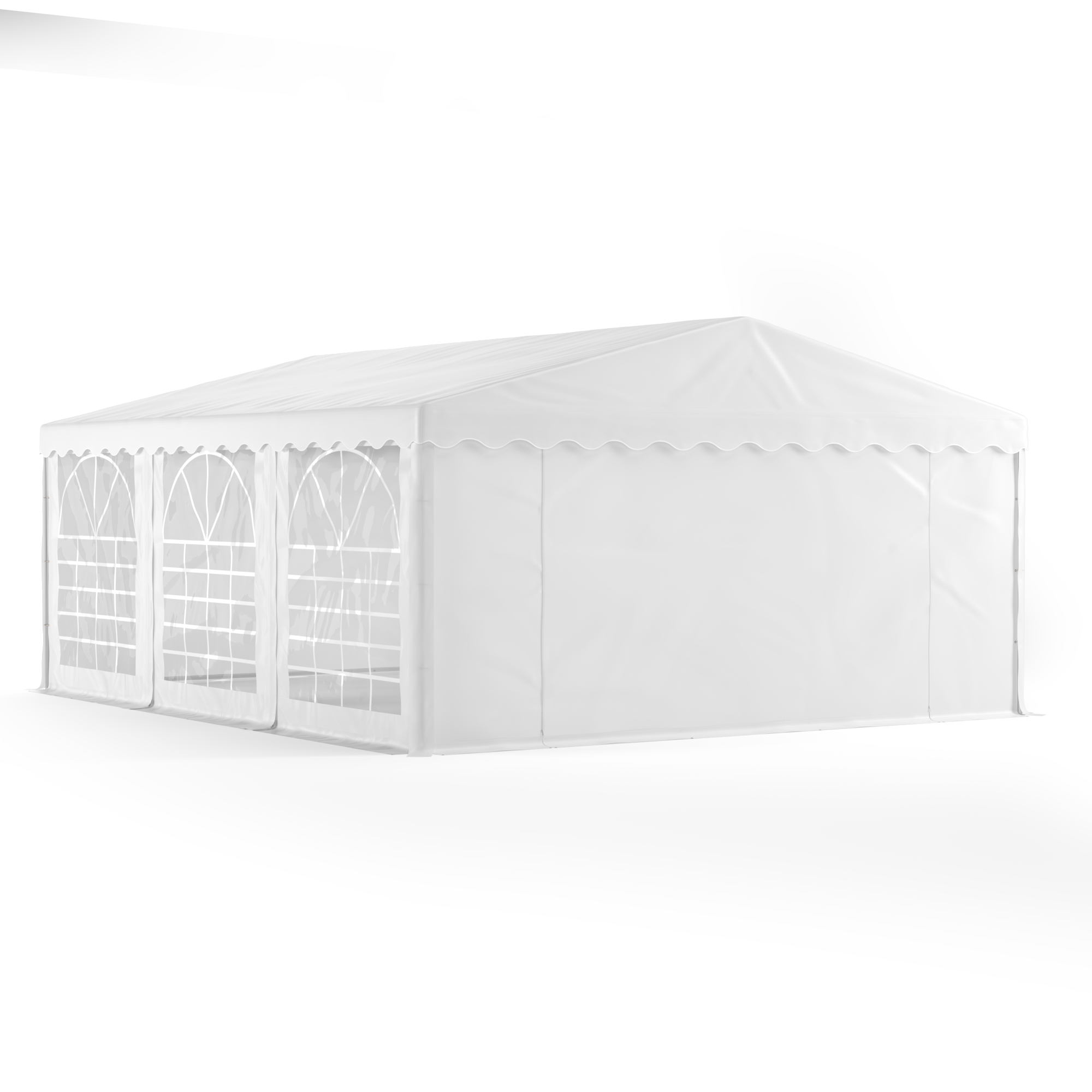 Profi PVC Partyzelt 5 x 6 m weiss
