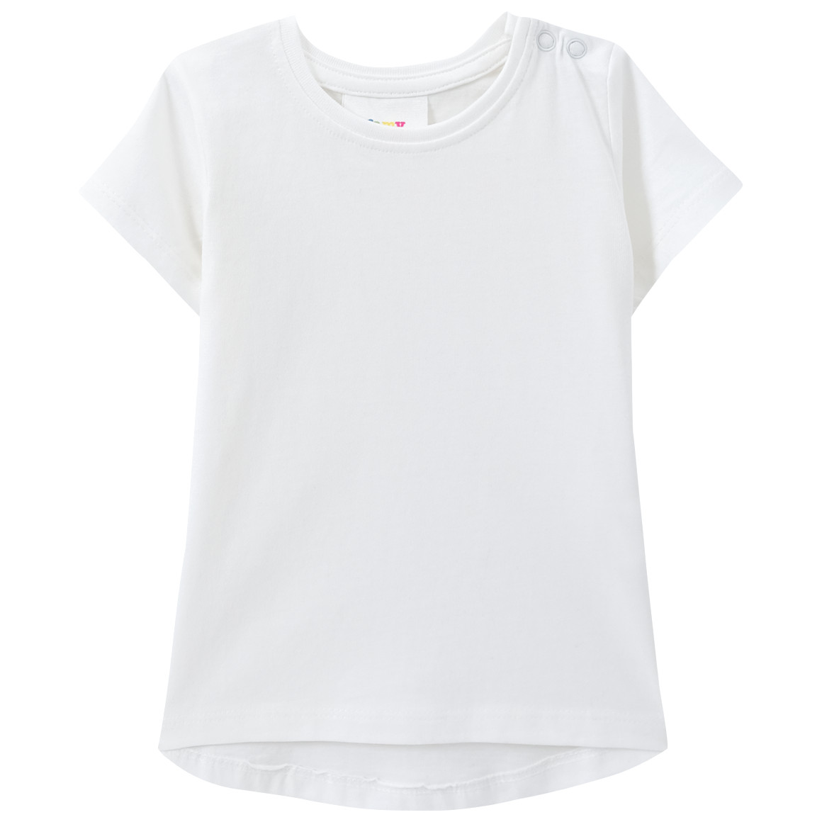 Famy 3 Baby T-Shirts unifarben cremeweiss / rosa / dunkelblau