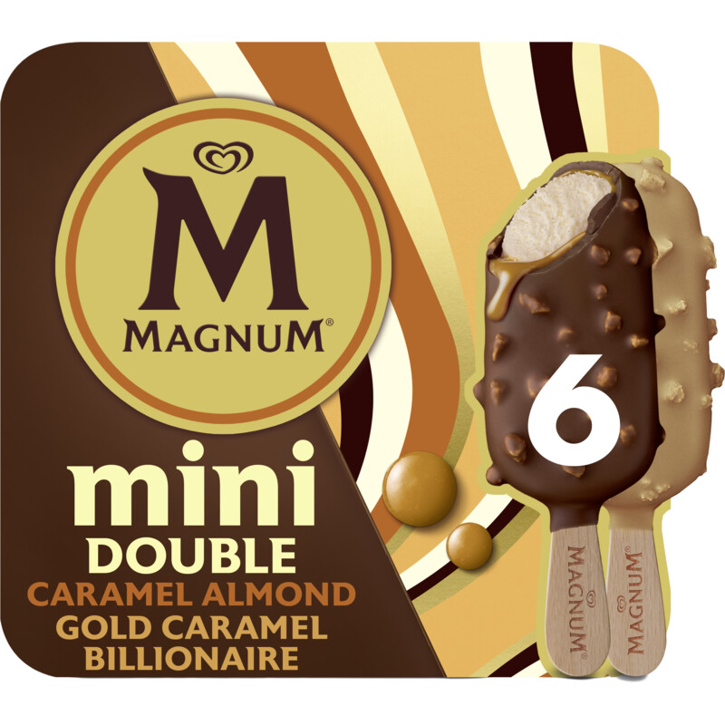 Magnum Mini double caramel & billionaire