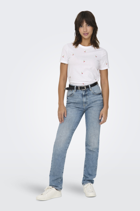 Only witte dames t-shirt