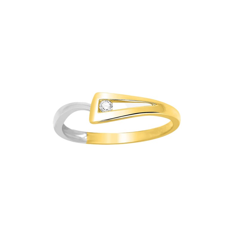 Bague Femme - Or 18 Carats - Diamant 0,03 Carats