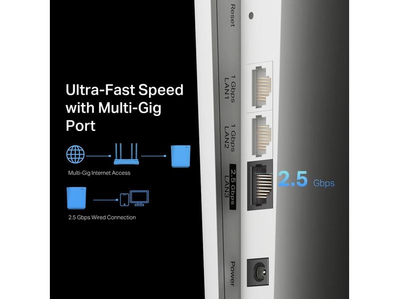 TP-Link WLAN-Mesh-Repeater RE900XD AX6000 Mesh Wi-Fi 6 WLAN Repeater