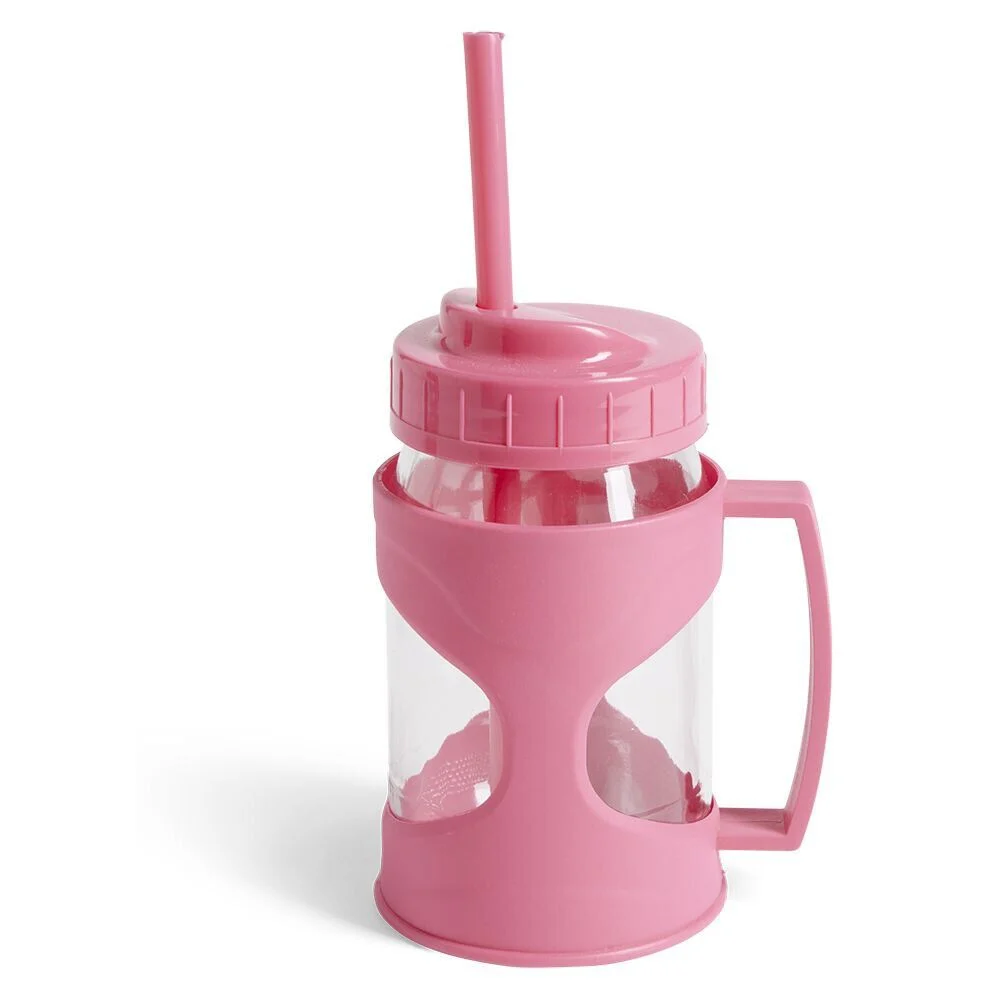 Gourde avec paille