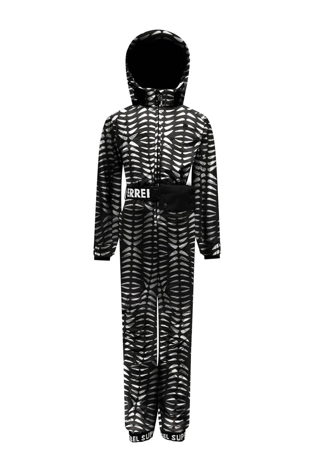 SuperRebel skipak Suit zwart/wit