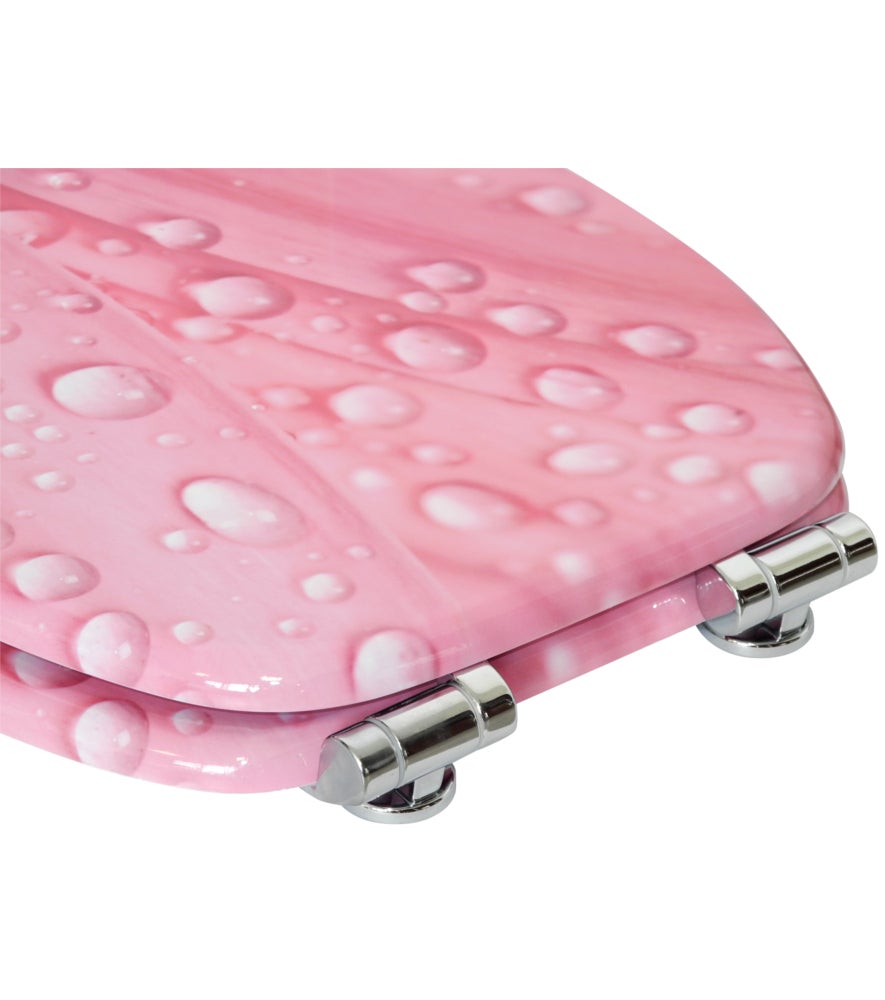 Toiletzitting met softclose-mechanisme Pink Flower