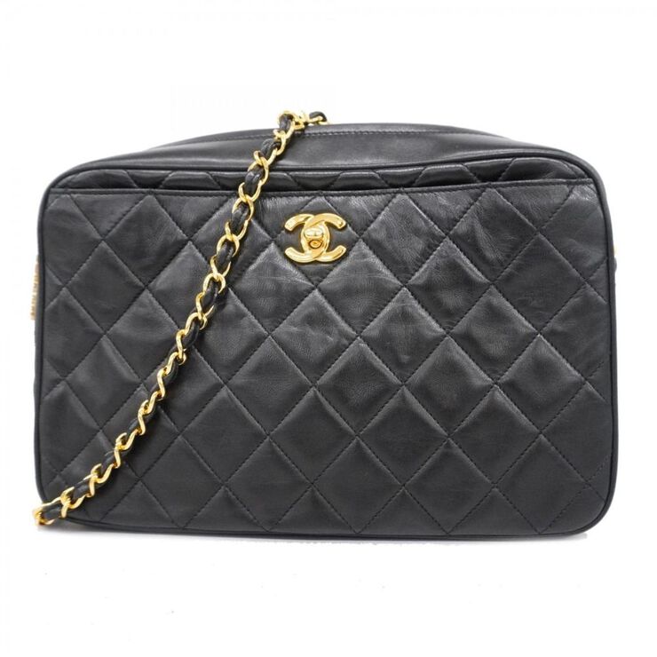 Chanel Vintage Chanel Crossbody Bag Black