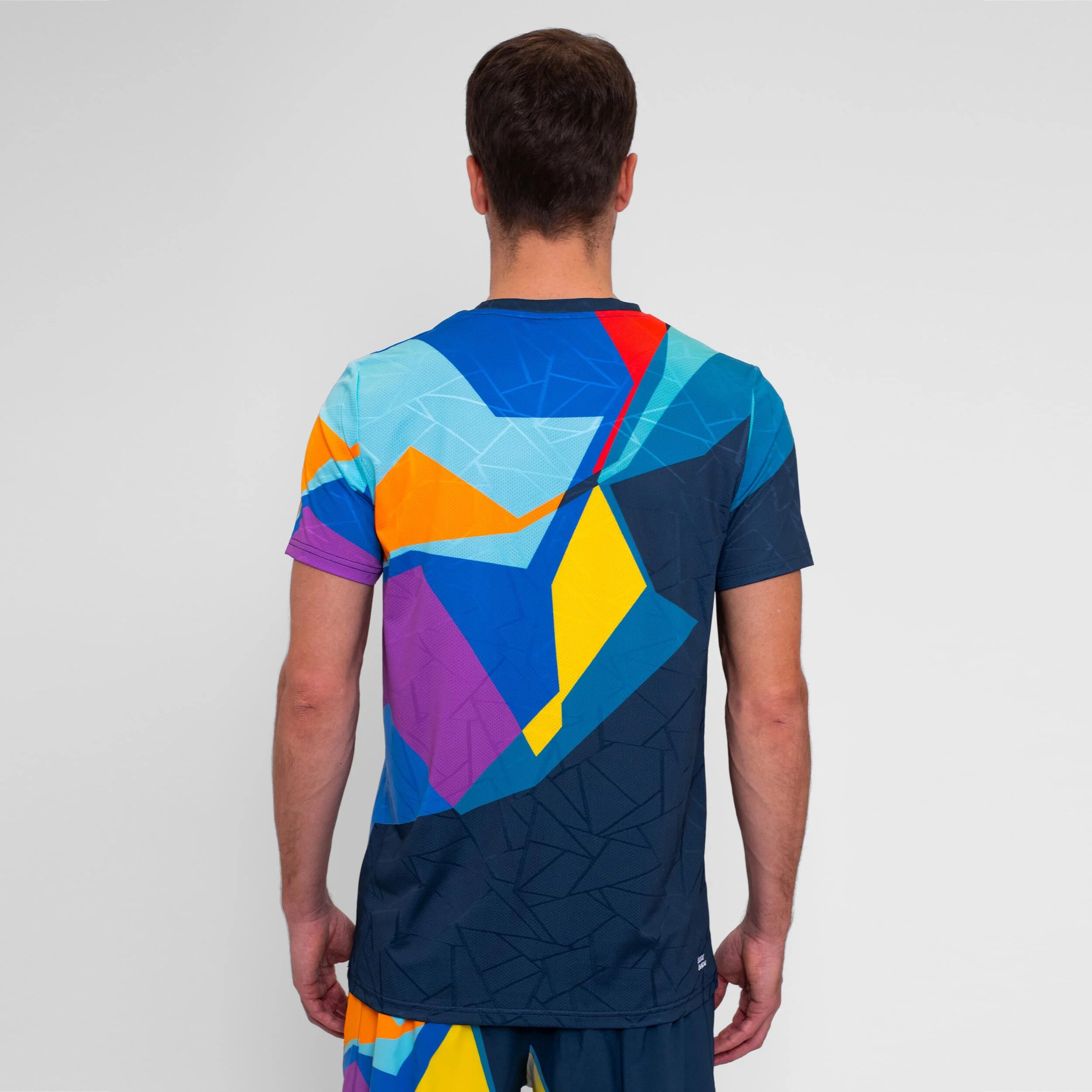 BIDI BADU Twiggy T-shirt Hommes - Bleu Foncé , Multicouleur