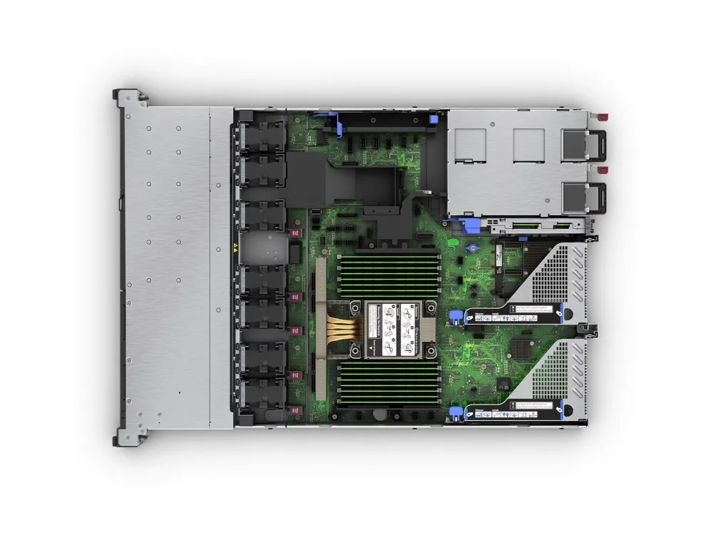 HPE ProLiant DL320 Gen11 - Server - rack-monterbar 1U - 2-vejs - 1 x Xeon Silver 4510 / op til 4.1 GHz - RAM 64 GB - SATA/SAS/NVMe - hot-swap 2.5