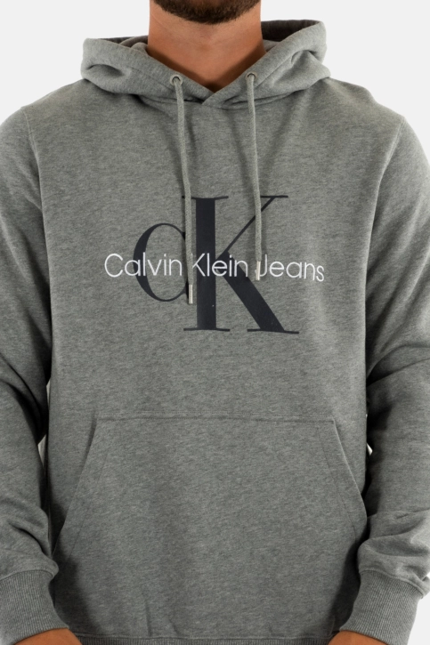 Sweat calvin klein jeans seasonal monologo p41 grey heather