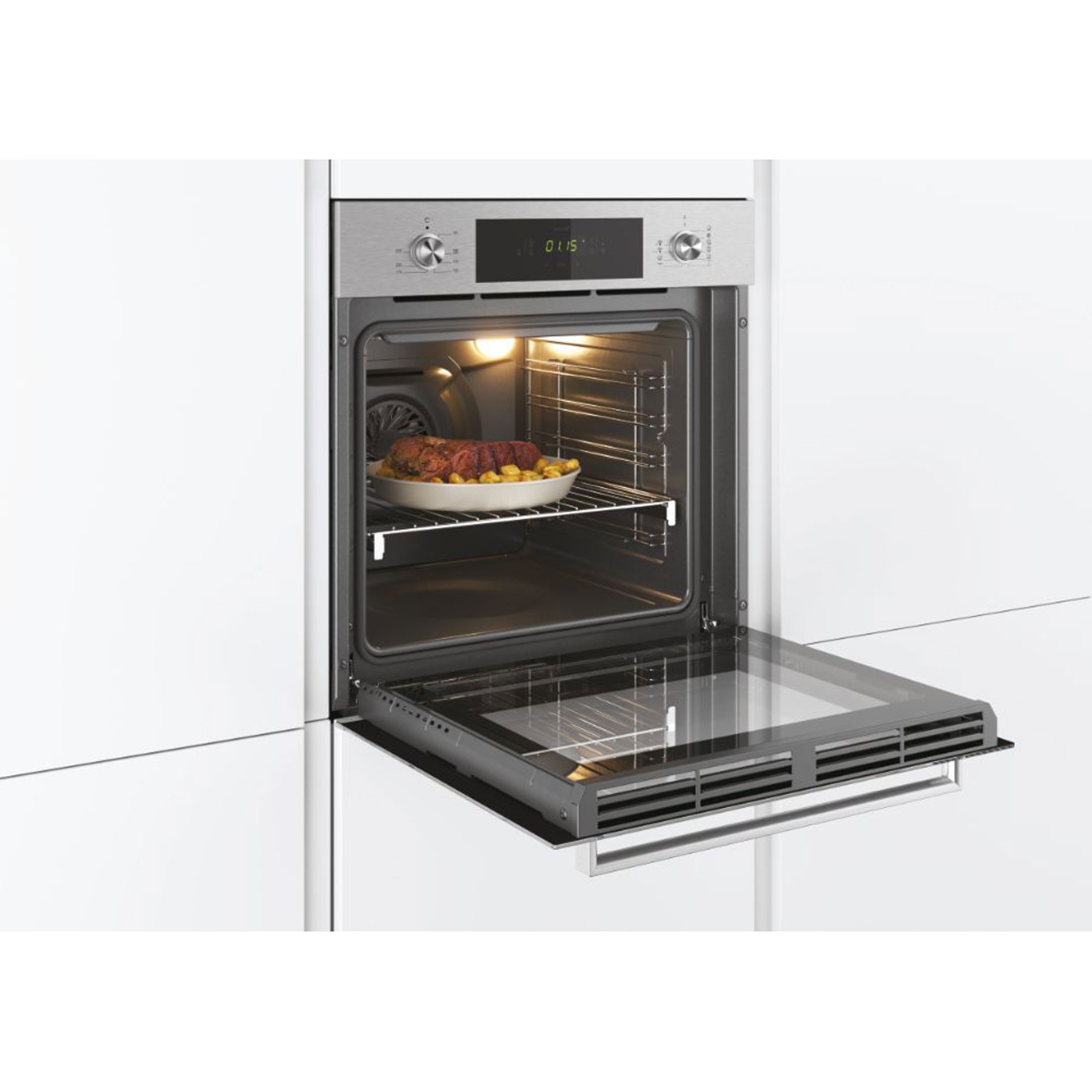 CANDY Einbaubackofen FCT825XL WIFI - Edelstahl - A+
