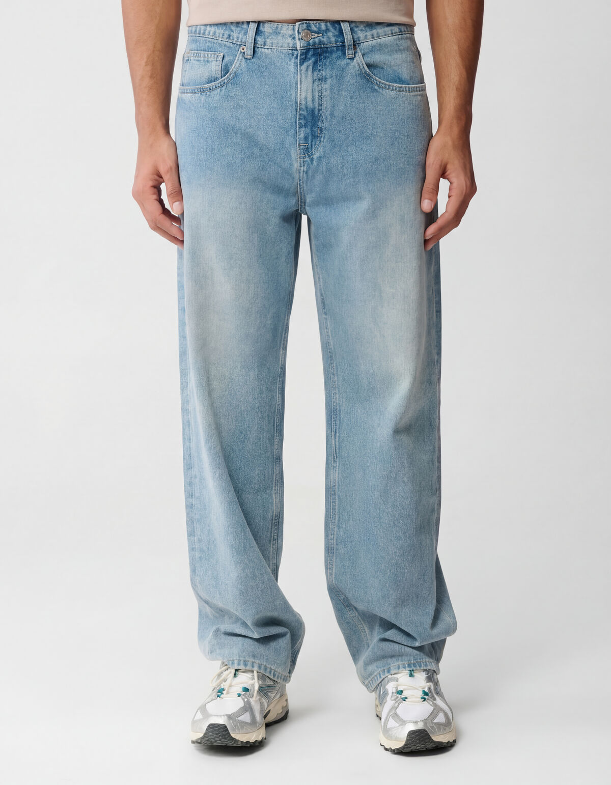 Baggy Fit Jeans Mediumstone L32