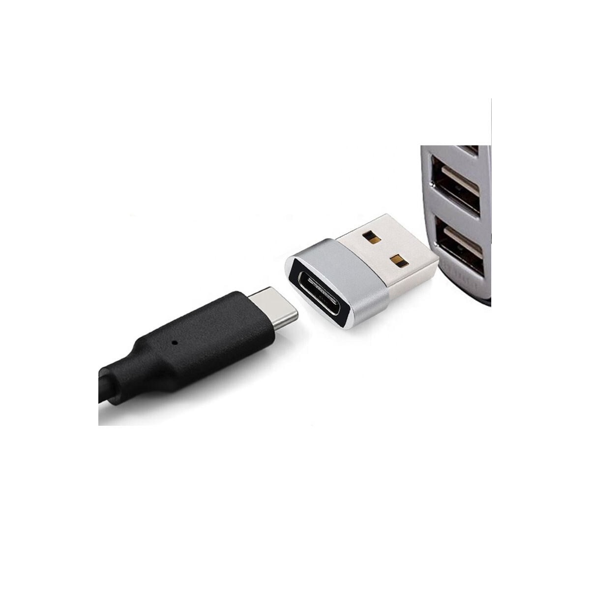 USB-C til USB 2.0-adapter Mørk grå