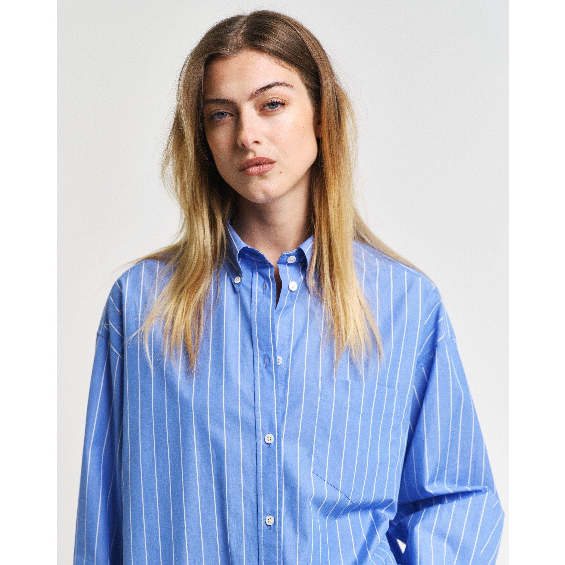 Gant OS STRIPED POPLIN BD SHIRT CLEAR SK