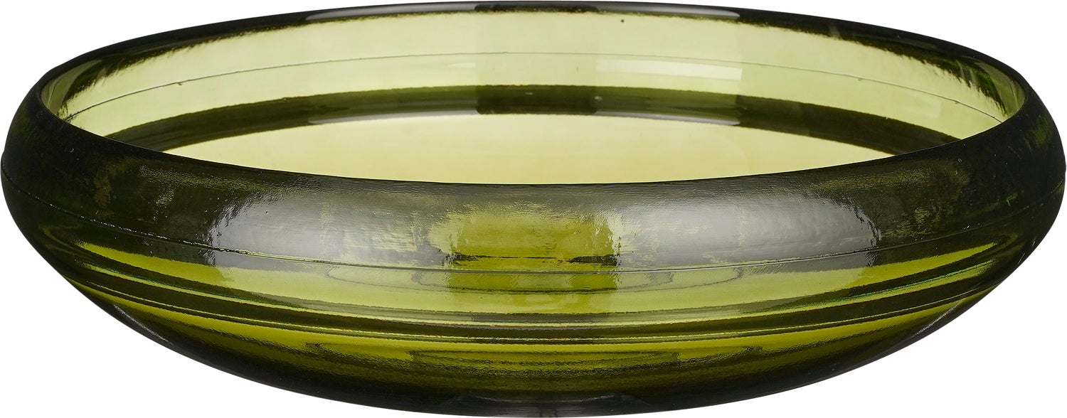 Mica Decorations serveerschaal Juul groen D 35 H 9 cm