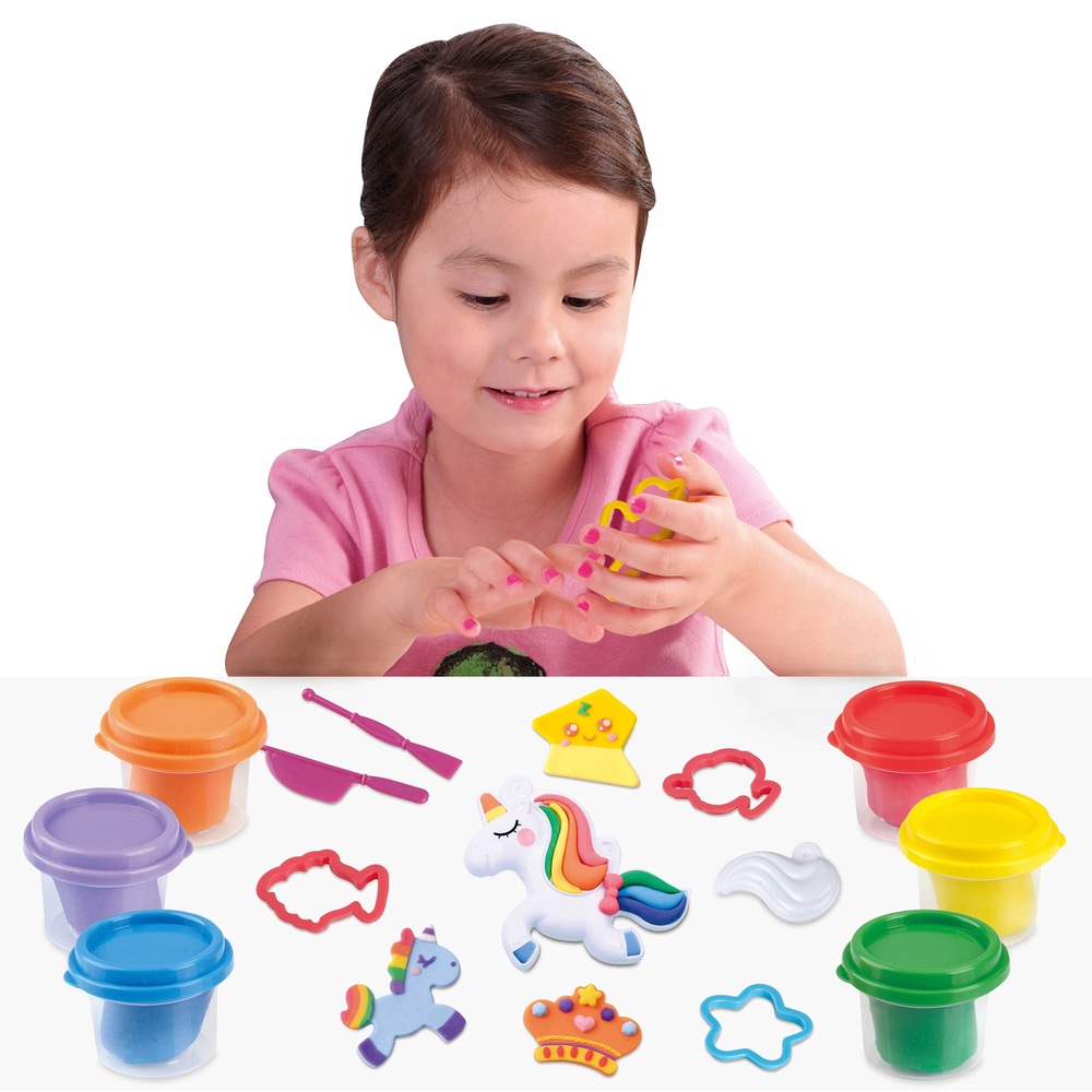 Einhorn-Fantasie-Knete-Set