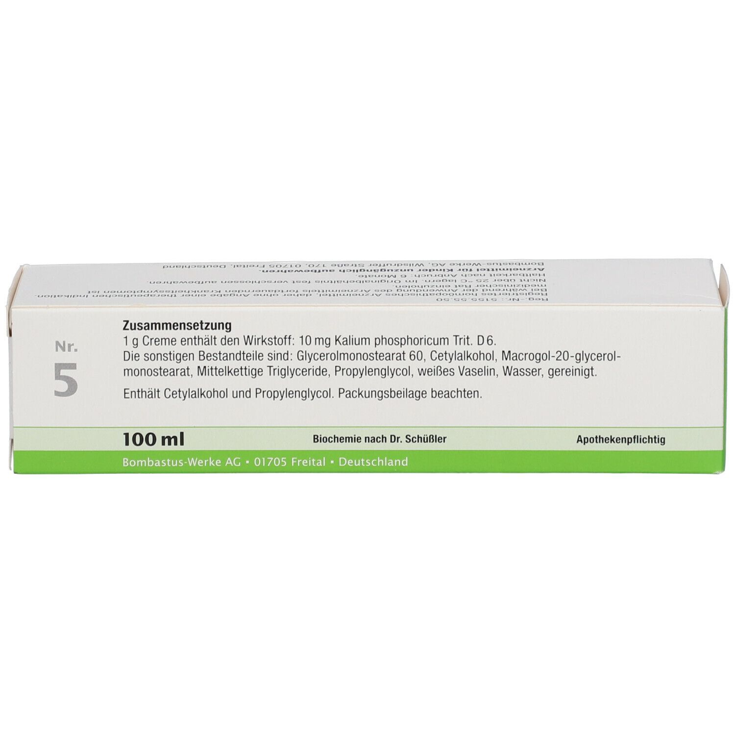 BIOCHEMIE 5 Kalium phosphricum D6 Creme