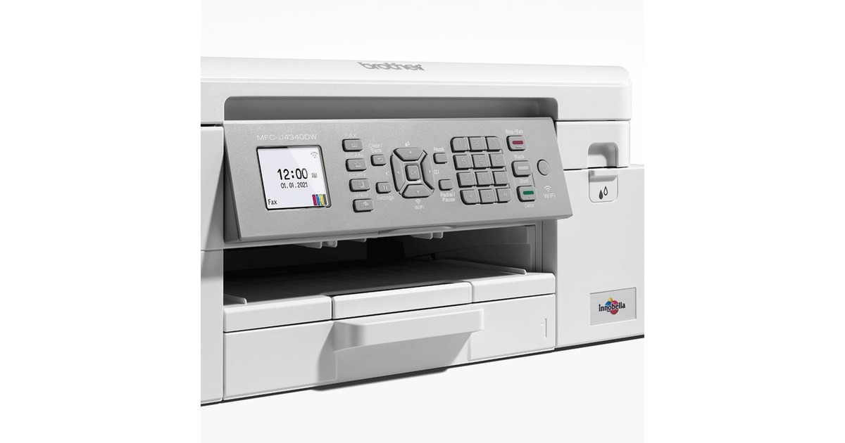 BrotherMFC-J4340DW all-in-one inkjetprinter met faxfunctie  (Grijs, Scannen, Kopiëren, Faxen, Wi-Fi)