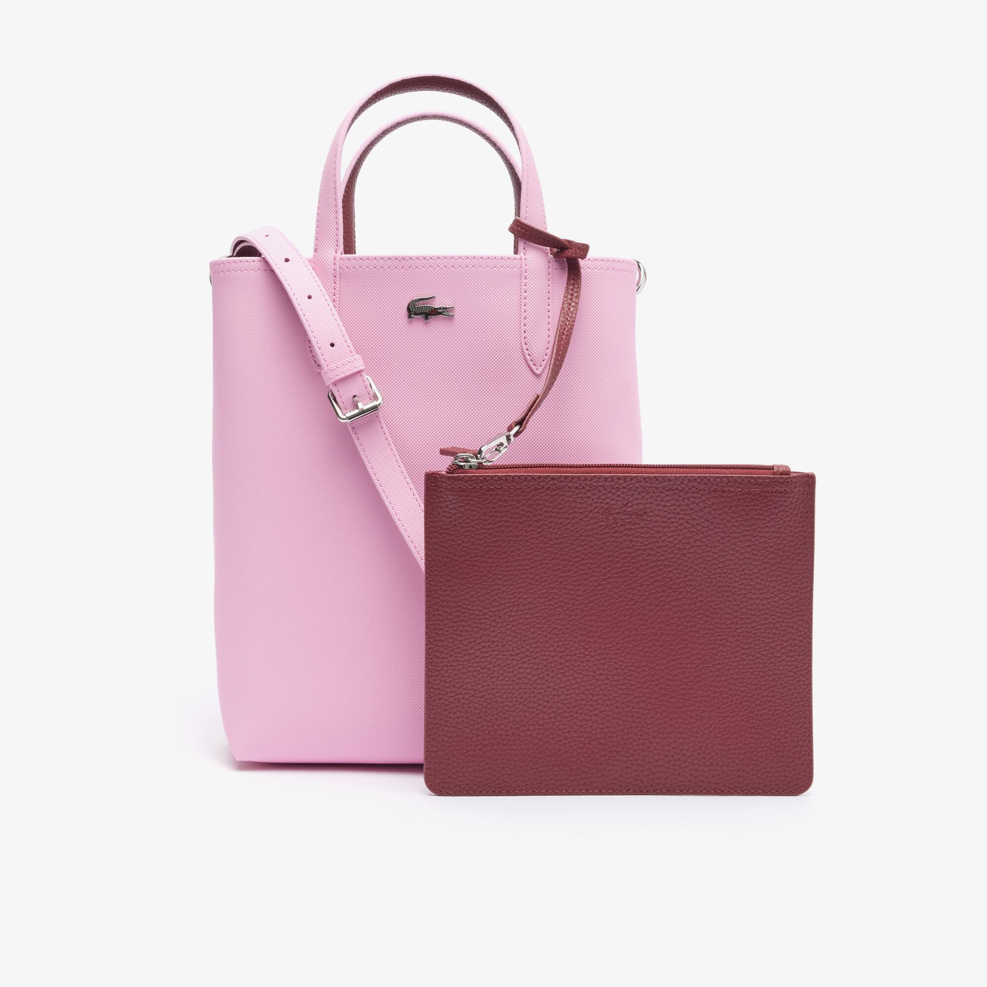 Wendbare Damen ANNA Tote Bag aus Canvas Taschen - Rosa - Lacoste - Damen
