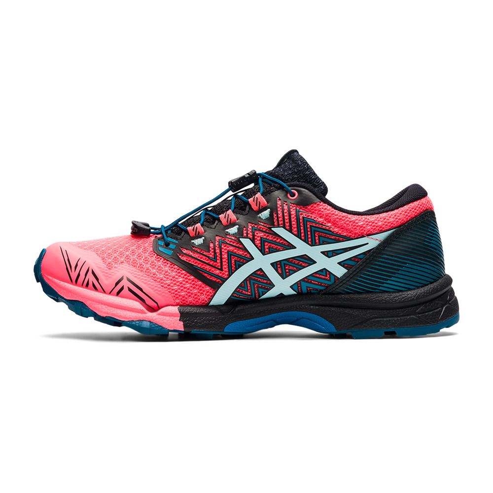 Asics GEL-FUJITRABUCO SKY - Chaussures trail Femme blazing coral/clear blue