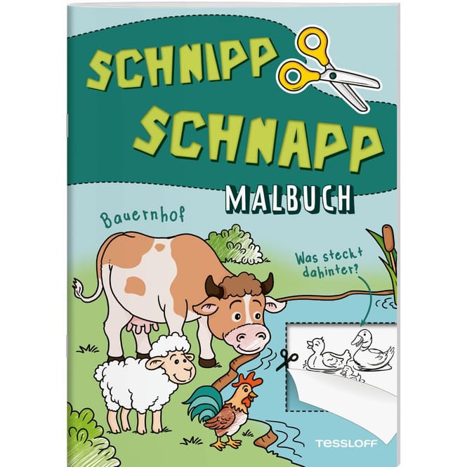 Schnipp Schnapp - Malbuch - Bauernhof
