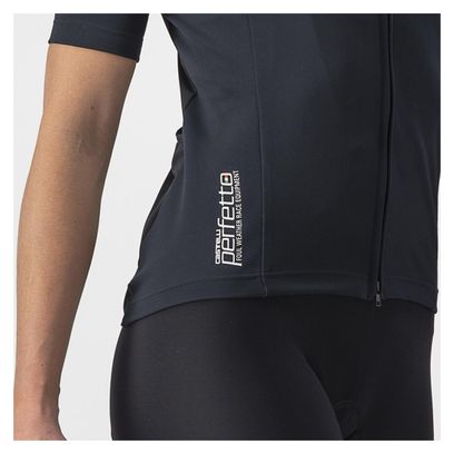 Maillot Manches Courtes Femme Castelli Perfetto Ros 2 Wind Noir