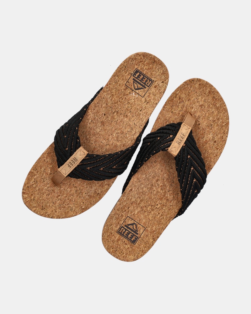 Reef Cushion Strand Slippers  - zwart
