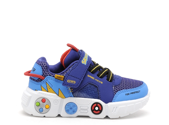 Skechers basses enfant 402262n bleu