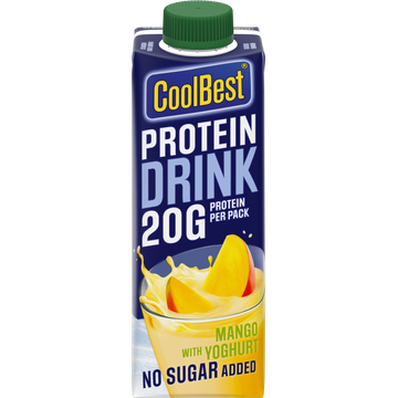 CoolBest Protein Drink Mango 330ml