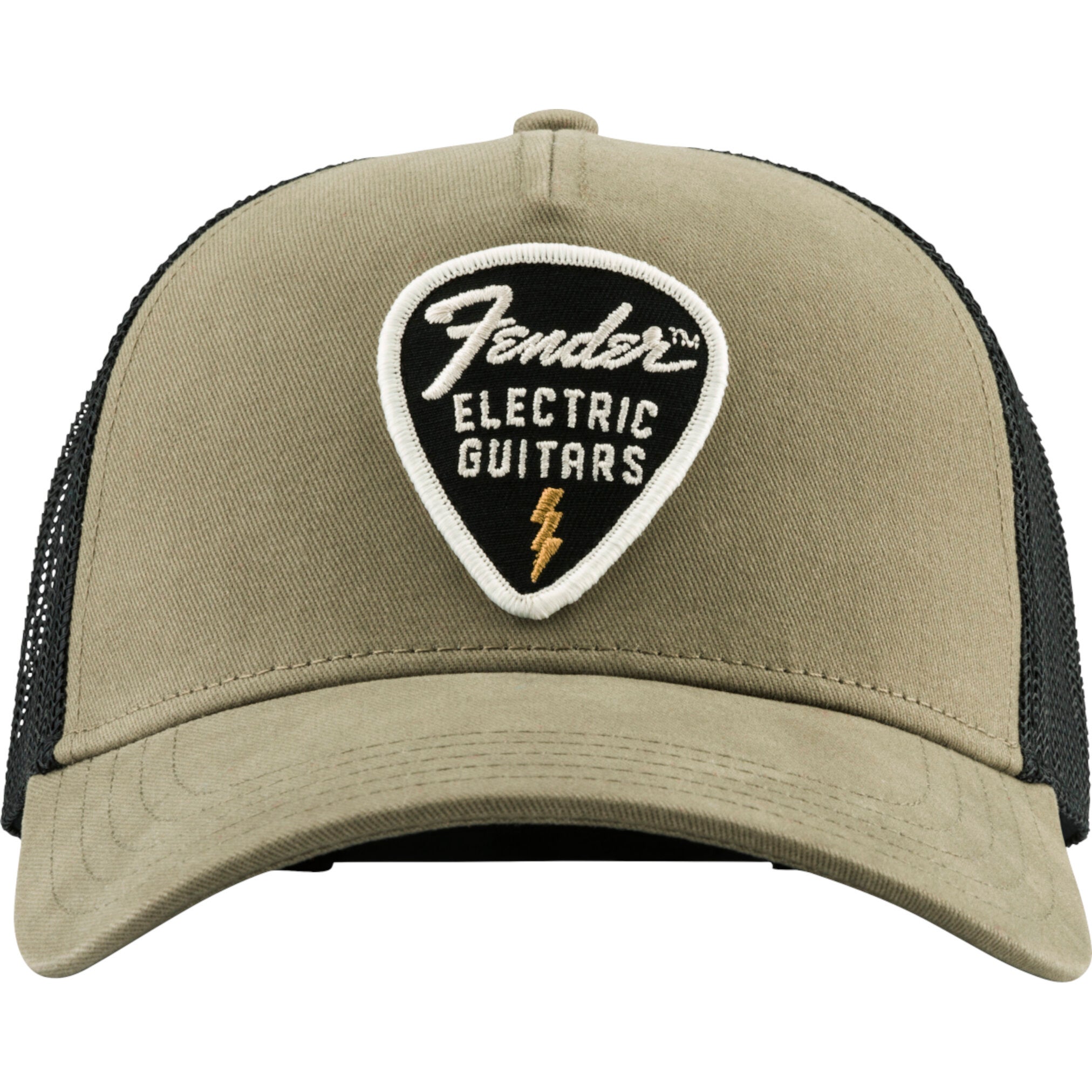 Fender Snap Back Pick Patch Hat olijfgroen