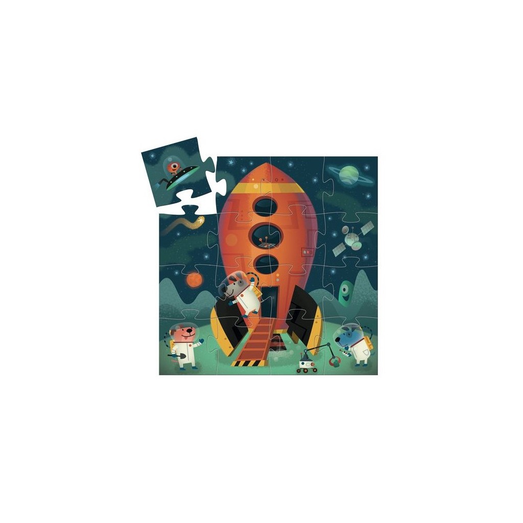 Puzzle Silhouette : Navette Spatiale – 16 Pièces