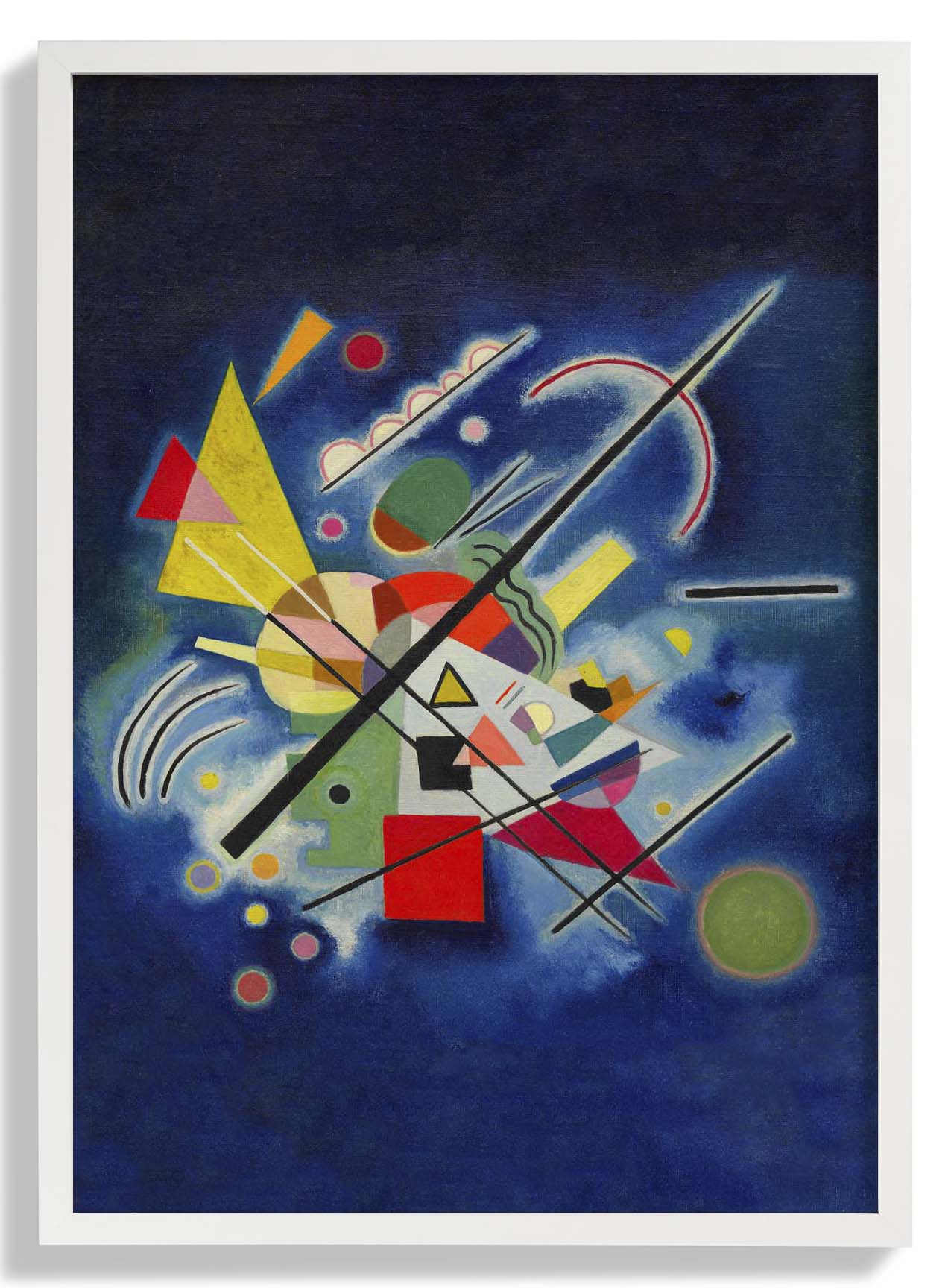 Blau Malerei von Wassily Kandinsky