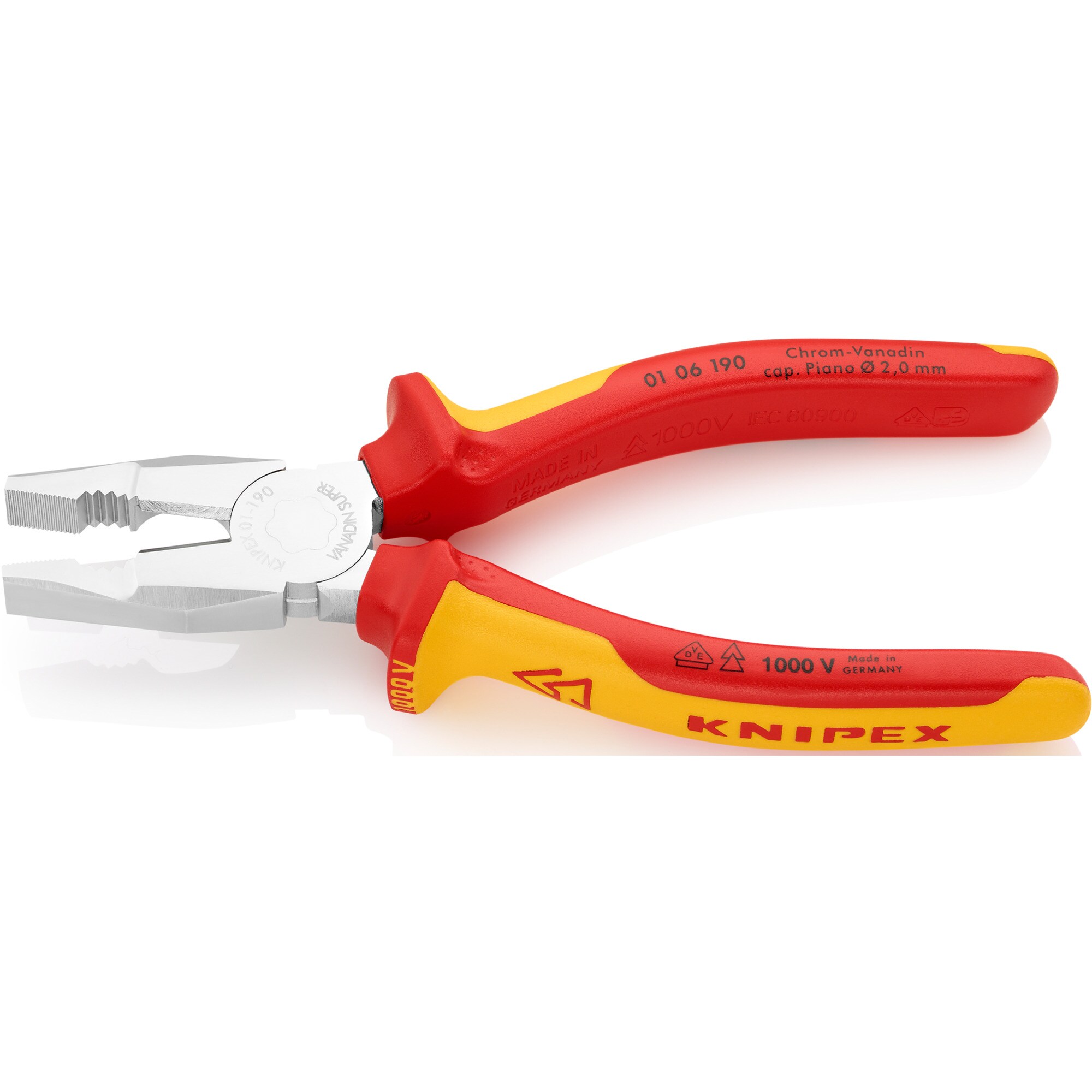 Knipex Kombizange Kombizange 01 06 190 VDE
