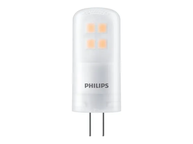 Philips CorePro - LED-lyspære - form: kapsel - matteret finish - G4 - 2.1 W (tilsvarende 20 W) - klasse F - varmt hvidt lys - 2700 K