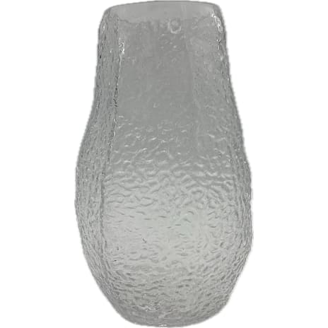 Vase med mønster 14,5 x 24,5 cm - klar