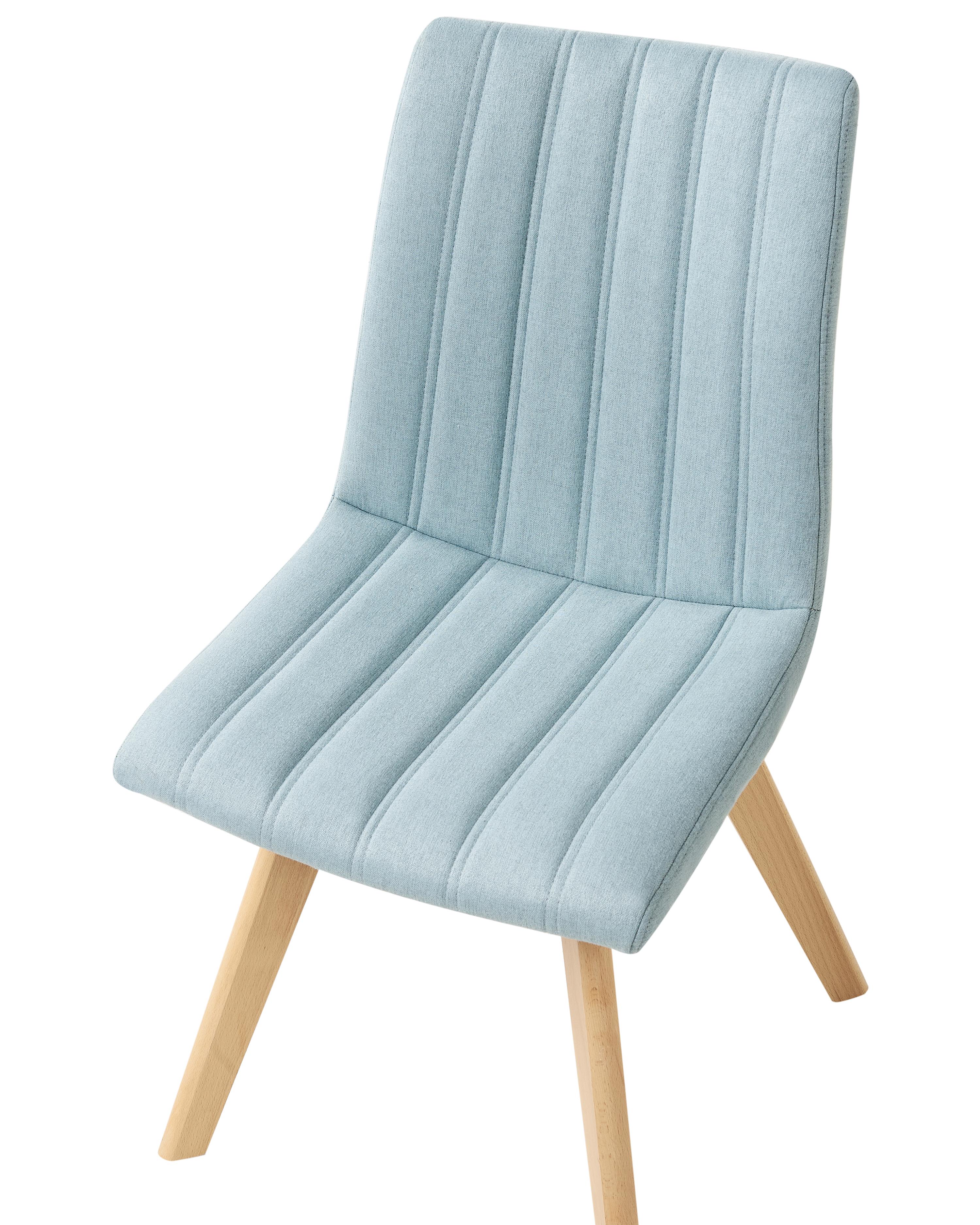 Set van 2 eetkamerstoelen CALGARY Lichtblauw