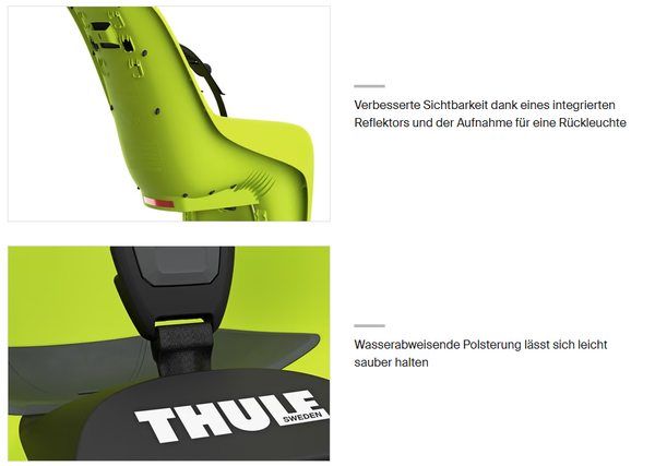 RIDEALONG LITE 2 Kindersitz  zen lime  Max. Kindergewicht 22kg