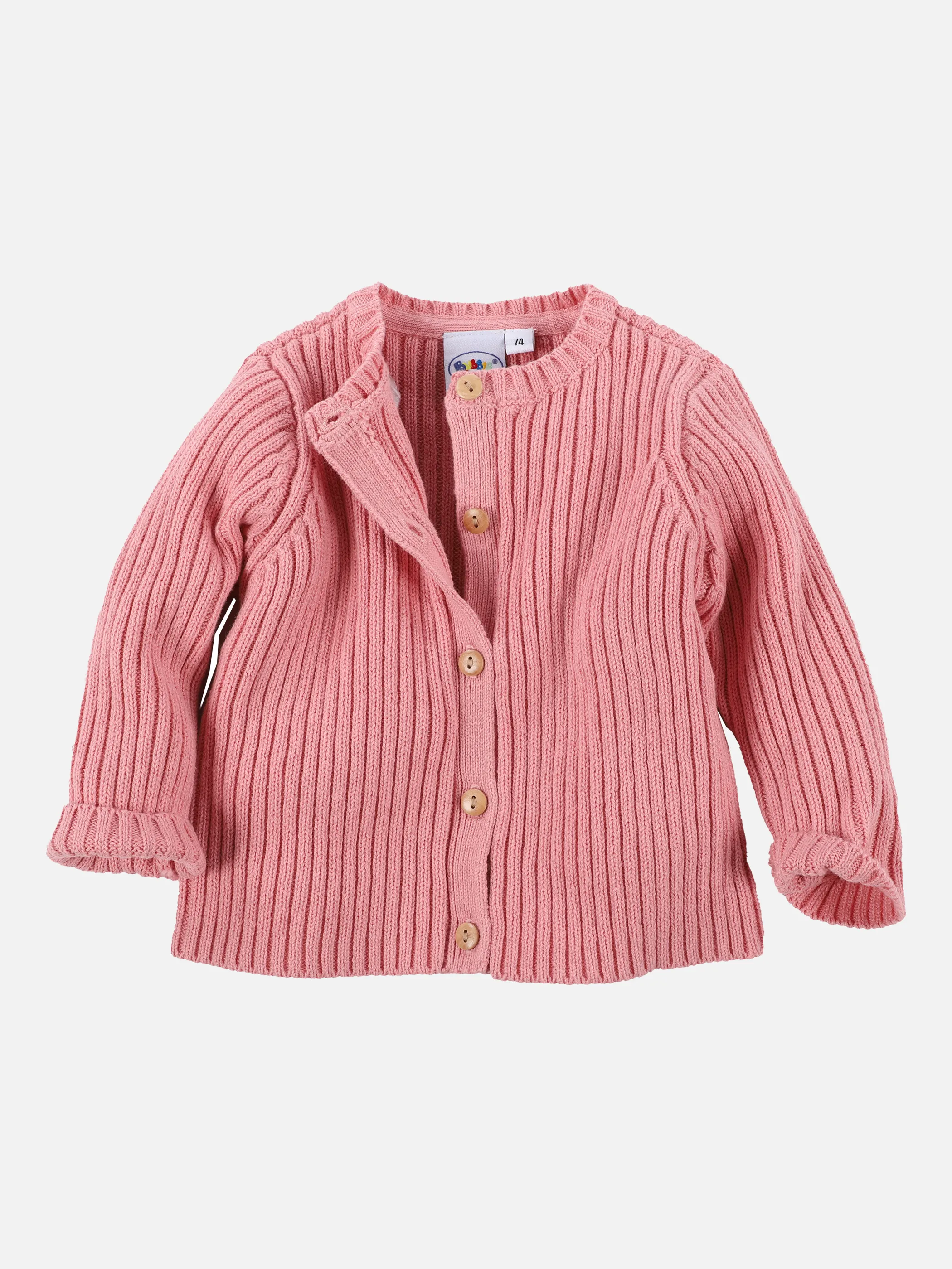 Baby Strickjacke mit Holzknöpfen