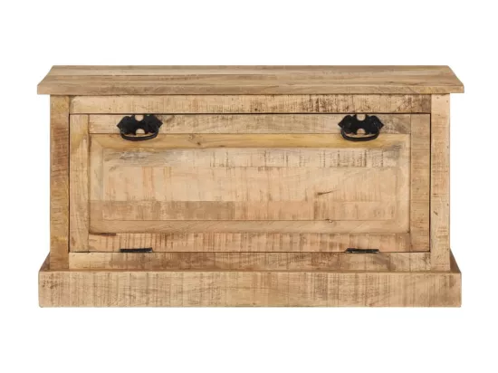 Banc de rangement de chaussures 85x40x45 Bois de manguier