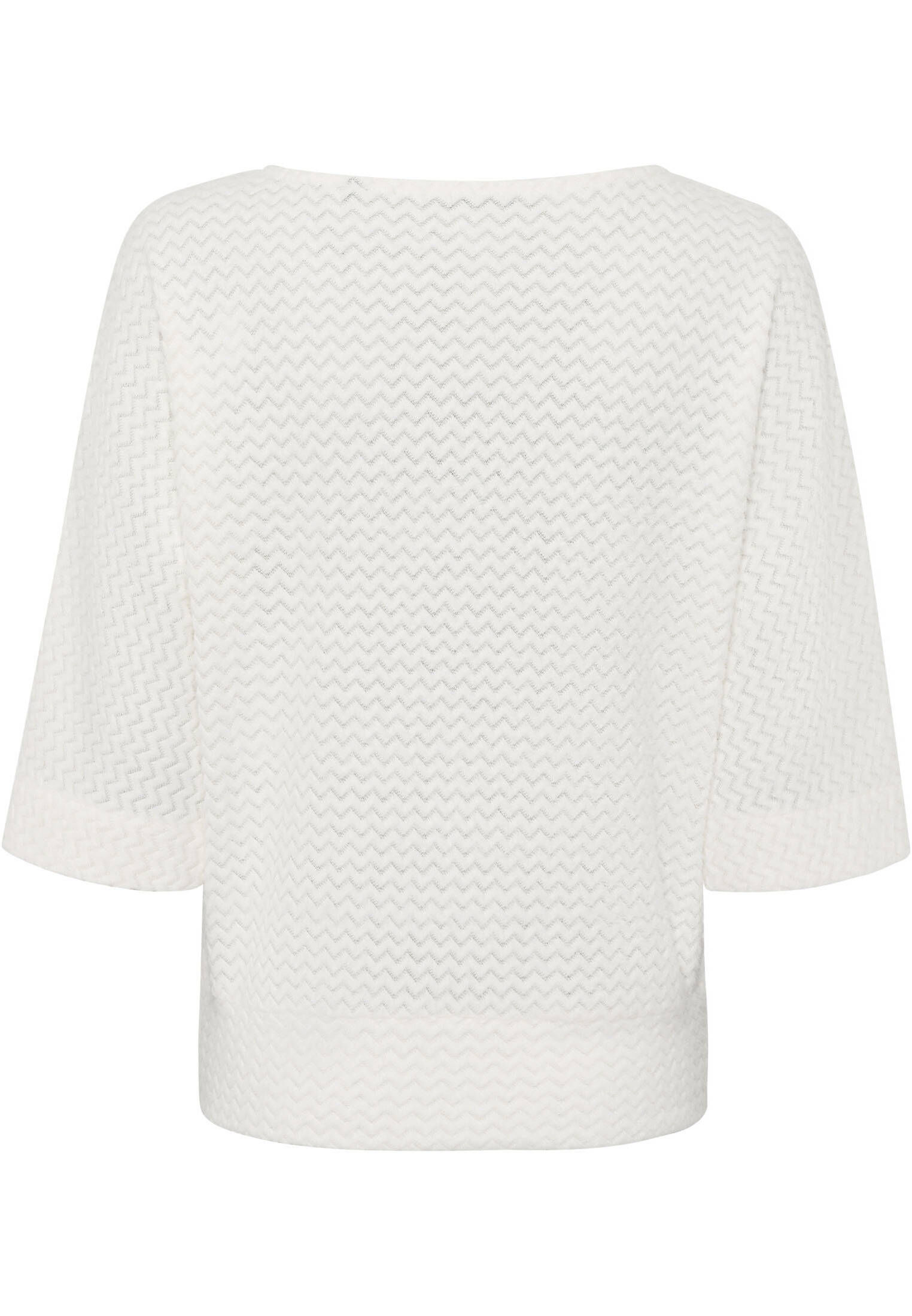 zero| Damen Sweatshirt mit Dreiviertelarm