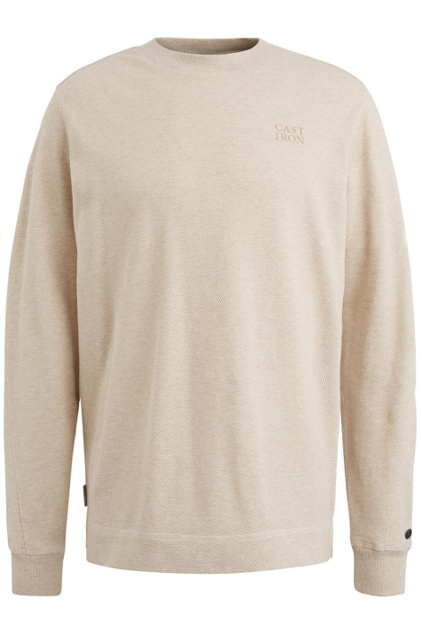 Cast Iron beige heren t-shirt
