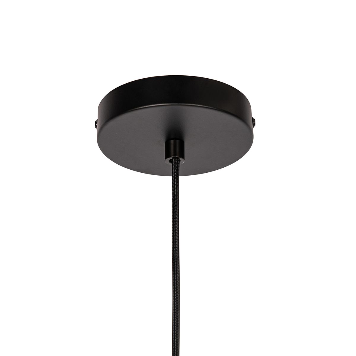 Design hanglamp zwart met smoke glas - Chico