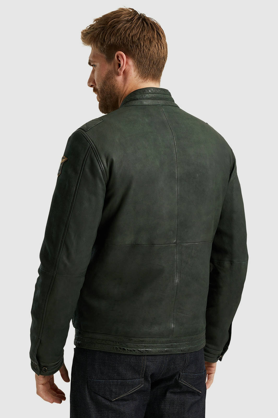 PME Legend leren jas SCRAPER groen